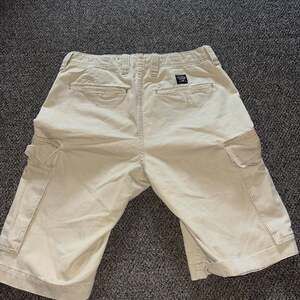 Vintage Ralph Lauren Polo Jeans Co. Baggy Cargo Shorts - Y2K Cream, Size 32